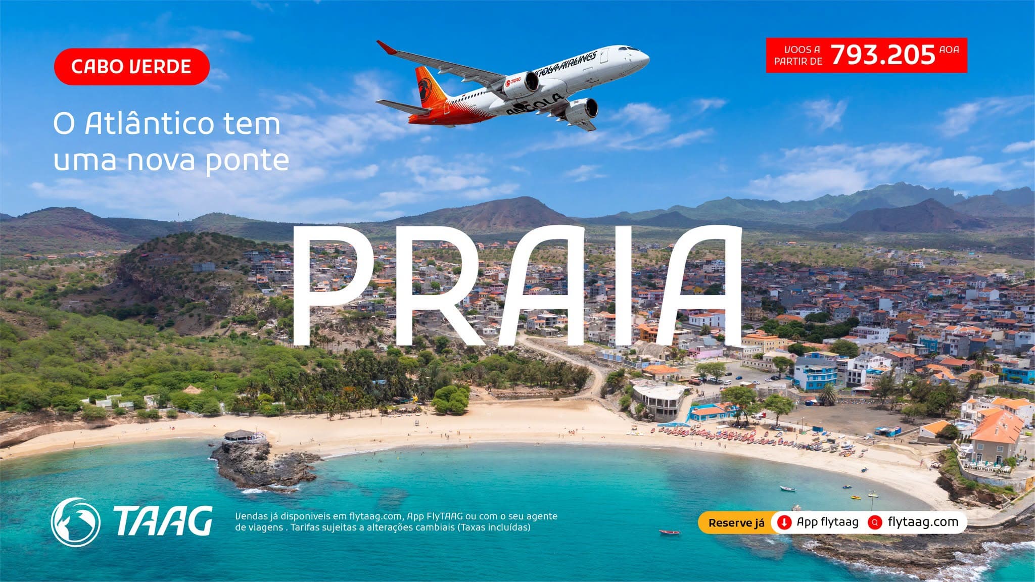 TAAG Opens Sales for the Luanda–Praia Route with Flights Starting on 12 December