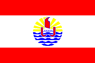 Flag of Tahiti (French Polynesia)