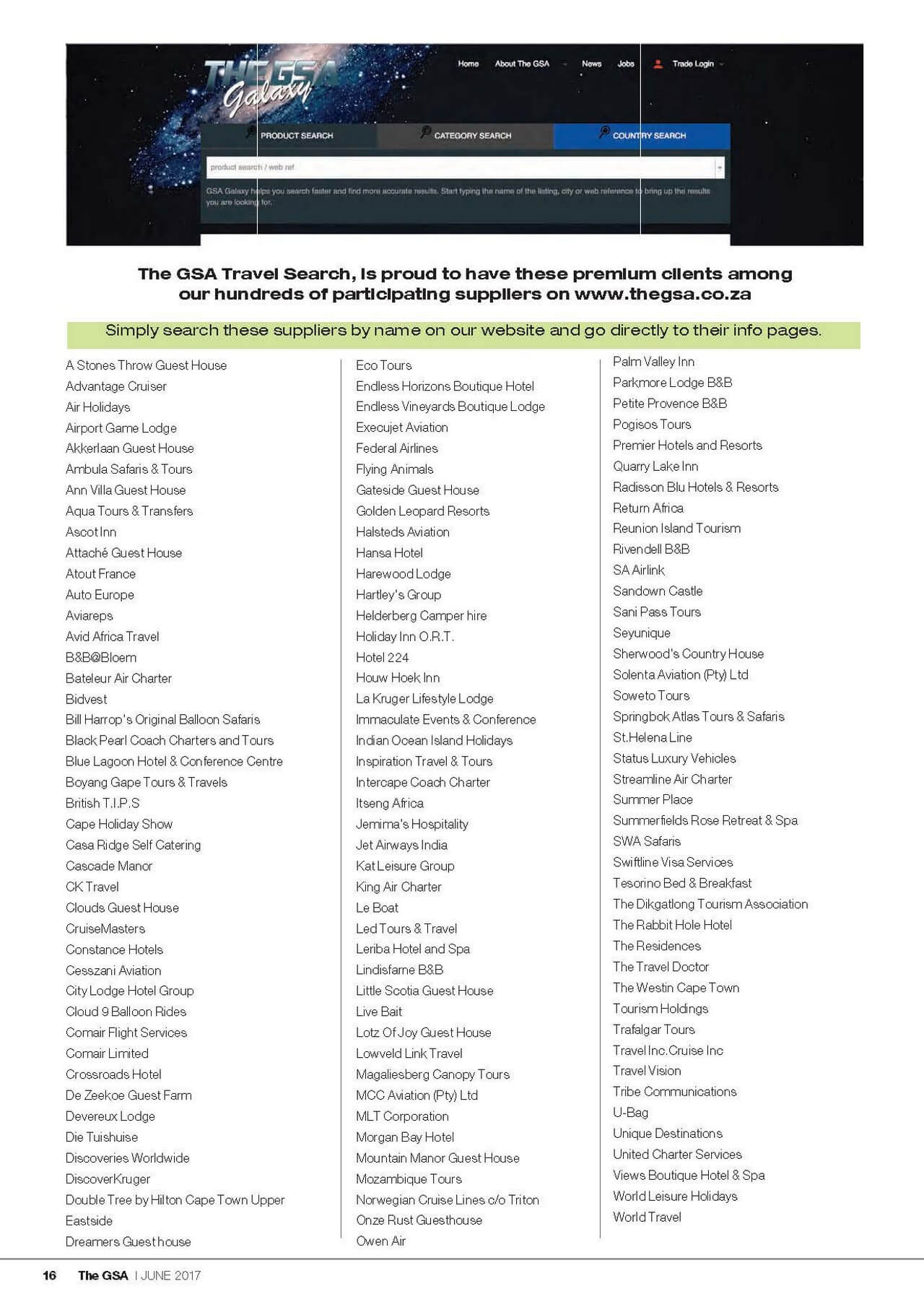 GSA Online Page 16