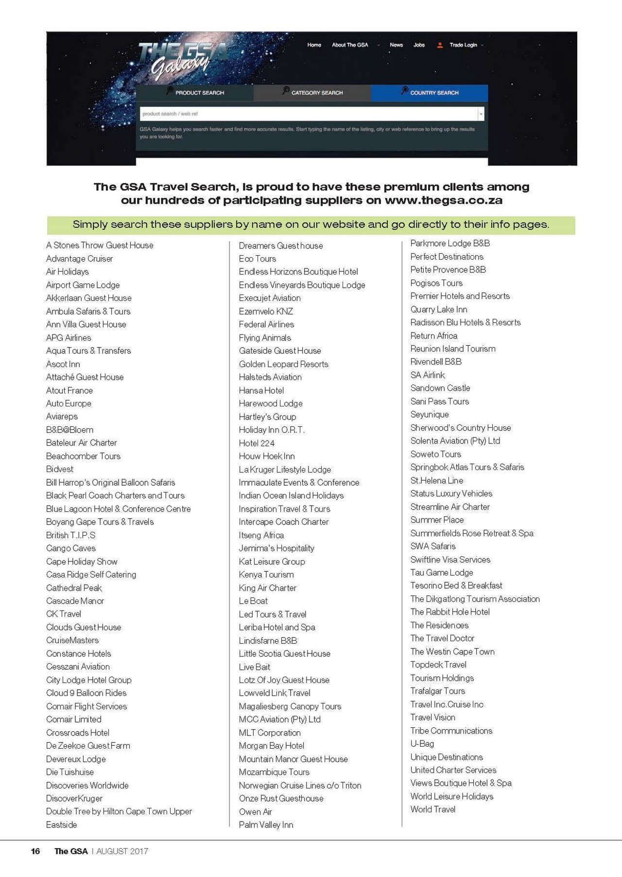 GSA Online Page 16