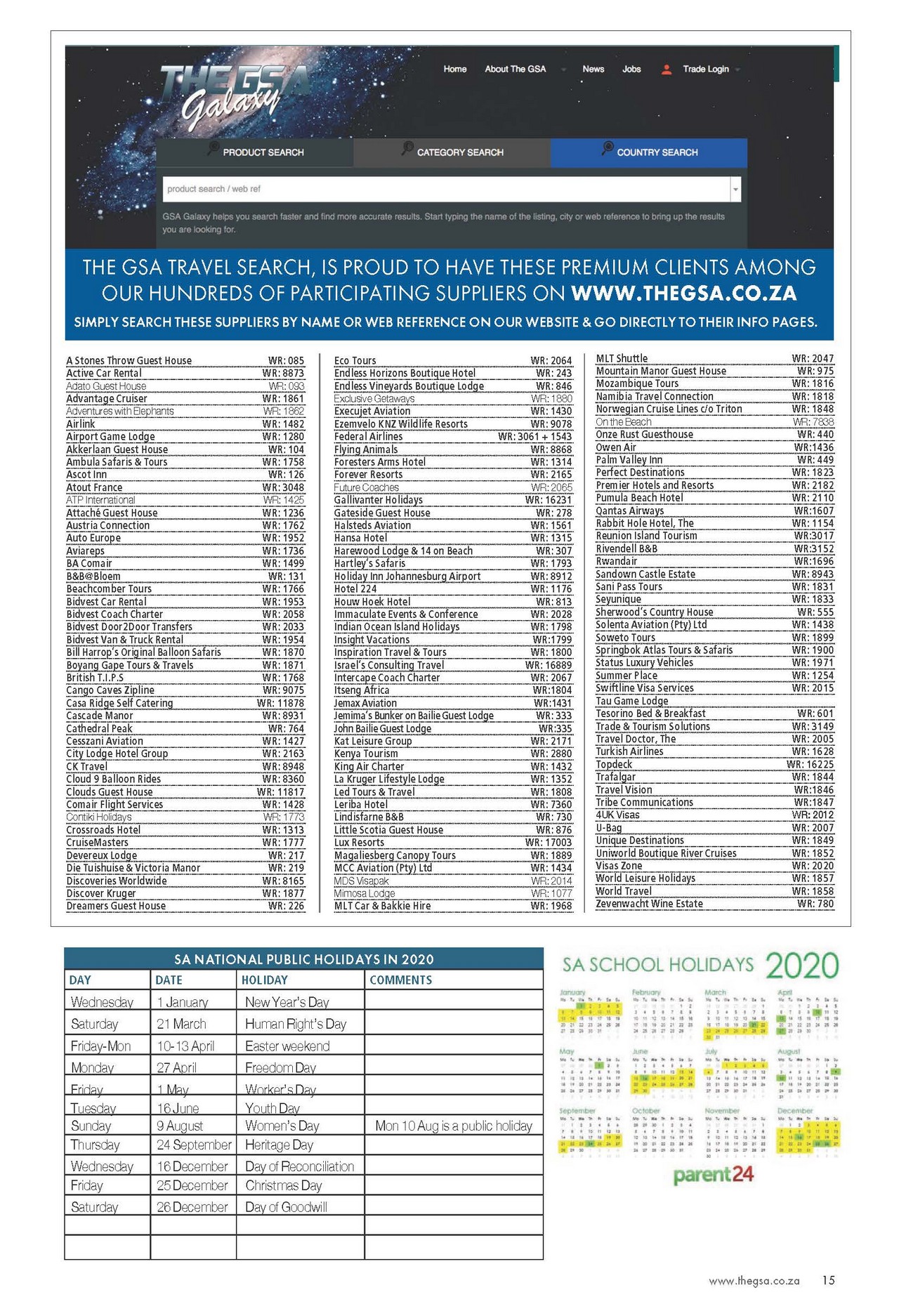 GSA Online Page 15